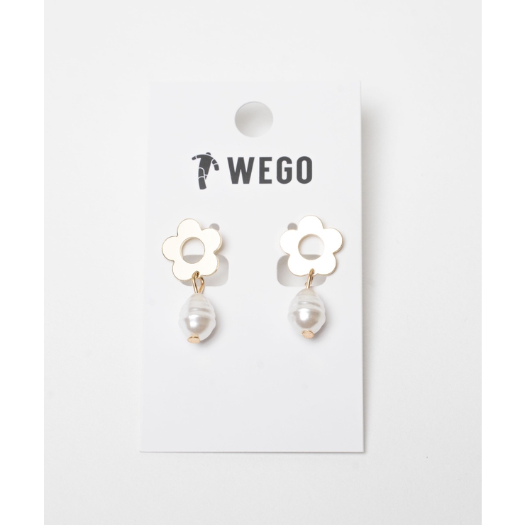 フラワーパールピアス[品番：WG010079641]｜WEGO【WOMEN】（ウィゴー