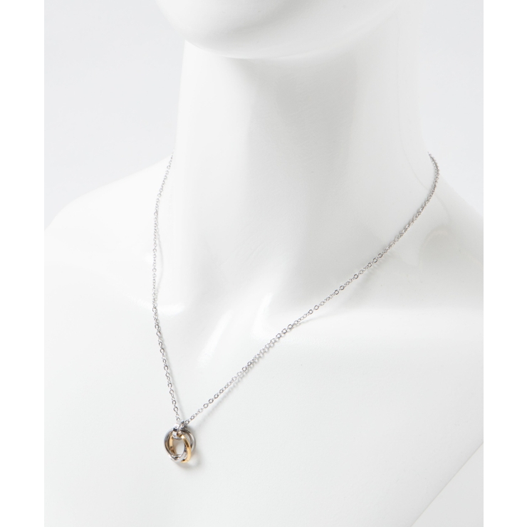 ミニトリプルリングチェーンネックレス | WEGO【MEN】 | 詳細画像10 