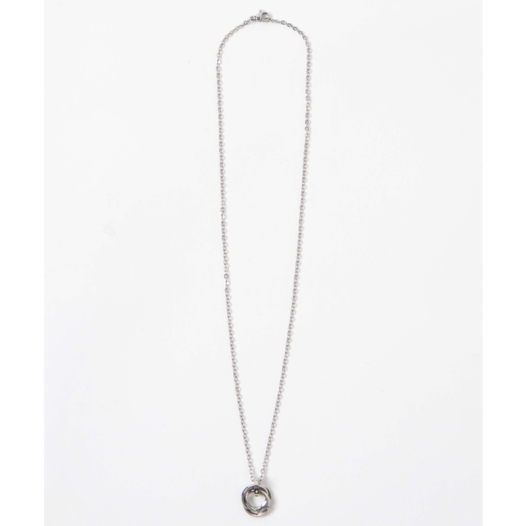 ミニトリプルリングチェーンネックレス | WEGO【MEN】 | 詳細画像4 