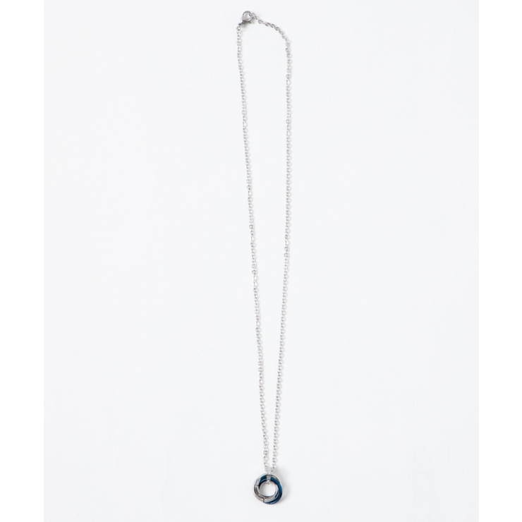 ミニトリプルリングチェーンネックレス | WEGO【MEN】 | 詳細画像18 