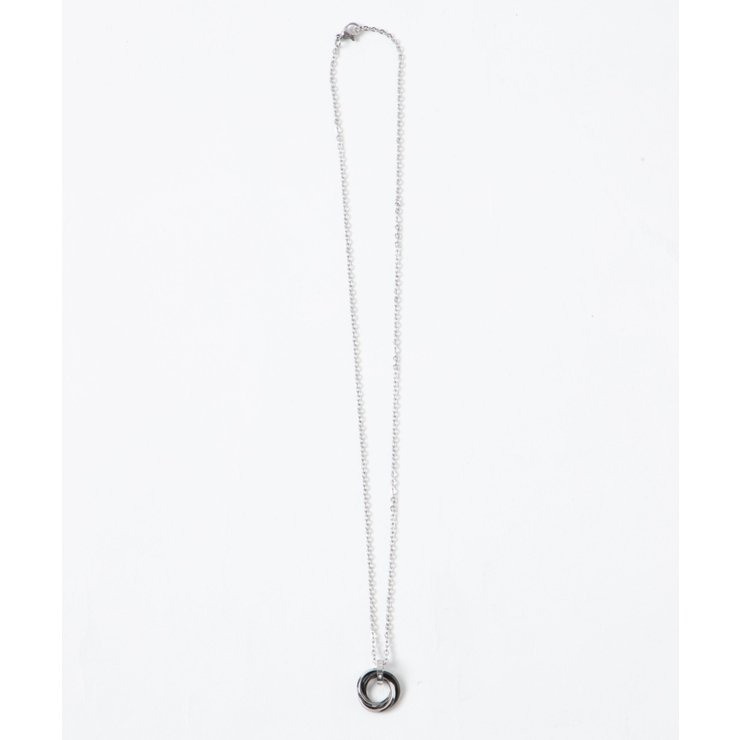 ミニトリプルリングチェーンネックレス | WEGO【MEN】 | 詳細画像5 