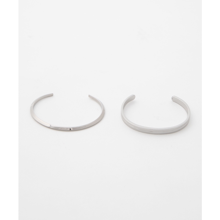 柄1 | 【2点セット】メタルバングル MT20SM04-MG2219 | WEGO【MEN】