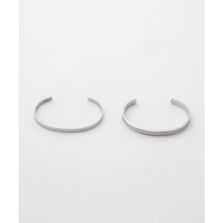 柄2 | 【2点セット】メタルバングル MT20SM04-MG2219 | WEGO【MEN】