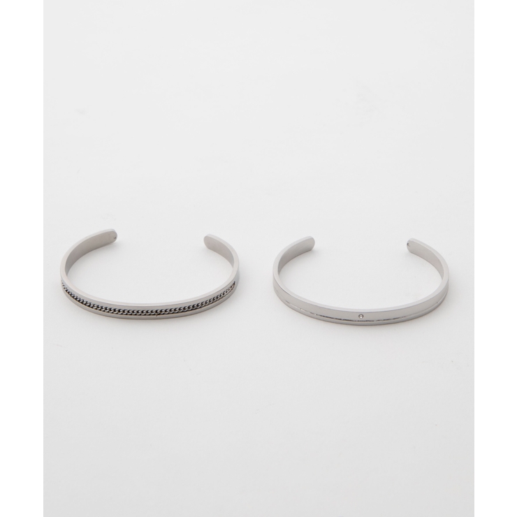 柄4 | 【2点セット】メタルバングル MT20SM04-MG2219 | WEGO【MEN】