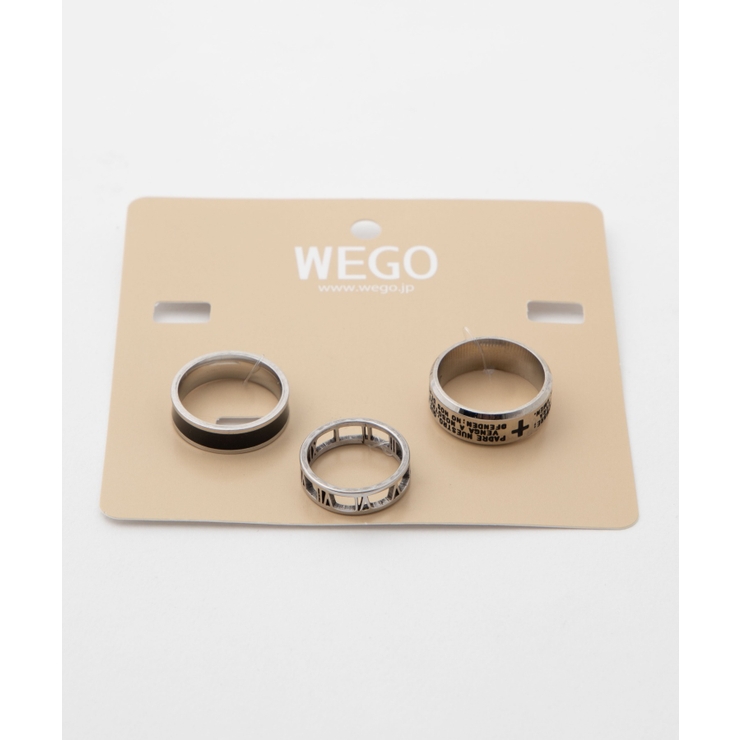 3点セット】SETリング MT20SM04-MG2224[品番：WG010074608]｜WEGO【MEN