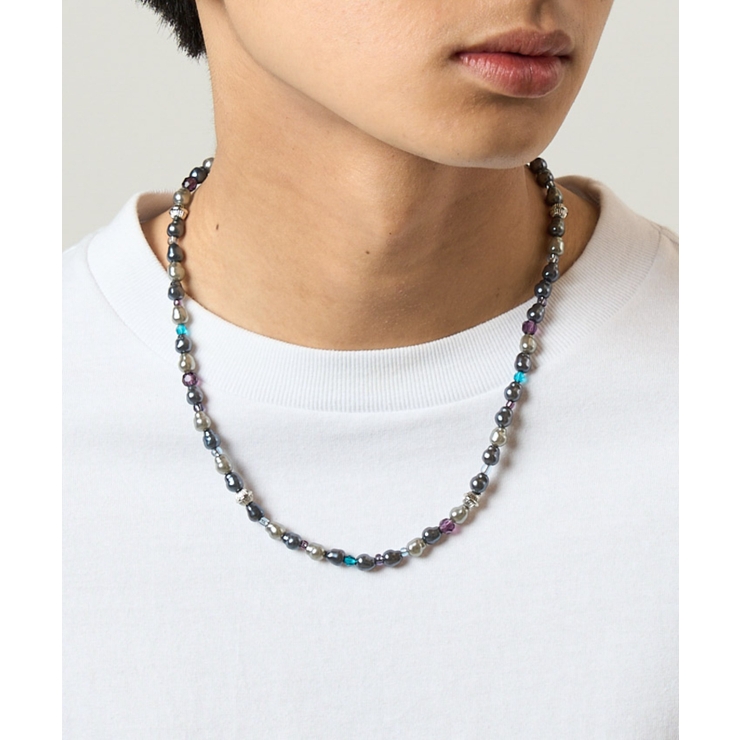 柄3 | カラーパールネックレス 韓国 韓国ファッション | WEGO【MEN】
