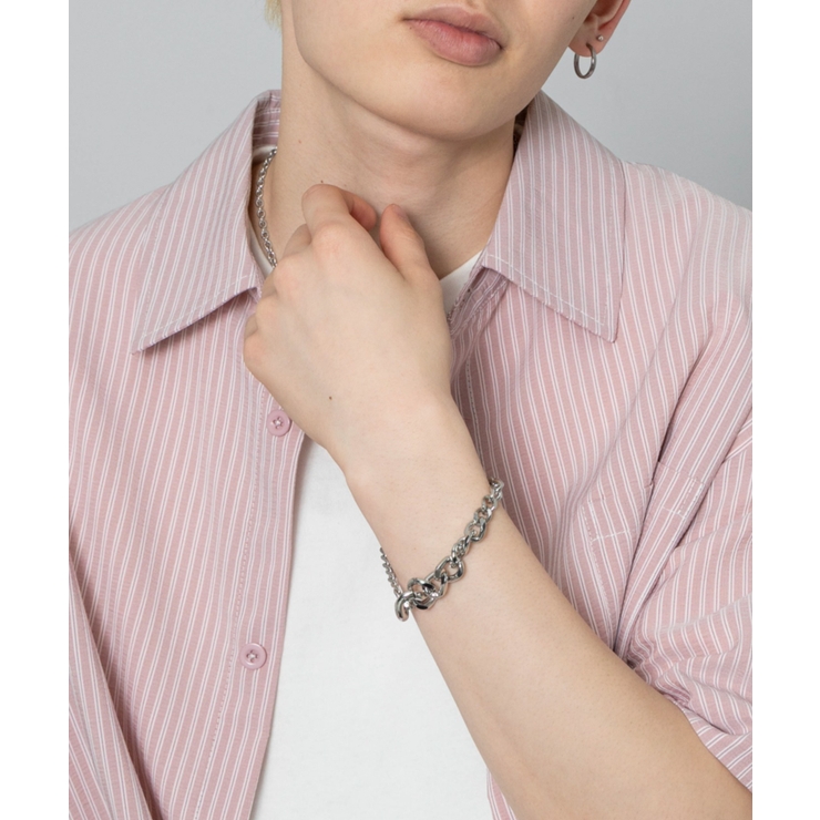 Mグラデーションチェーンブレス | WEGO【MEN】 | 詳細画像1 