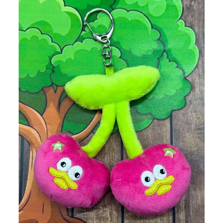 ピンク | ボンボン☆サクランボモンスターぬいぐるみキーホルダー | WEGO【WOMEN】