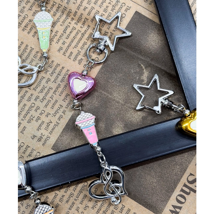 ピンク | マイクビーズキーホルダー | WEGO【WOMEN】