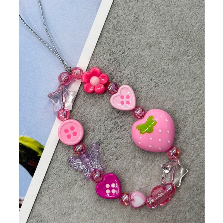 柄1 | ちびビーズストラップキーホルダーA | WEGO【WOMEN】