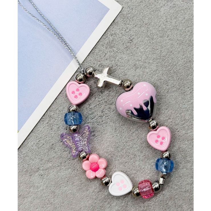 柄2 | ちびビーズストラップキーホルダーA | WEGO【WOMEN】