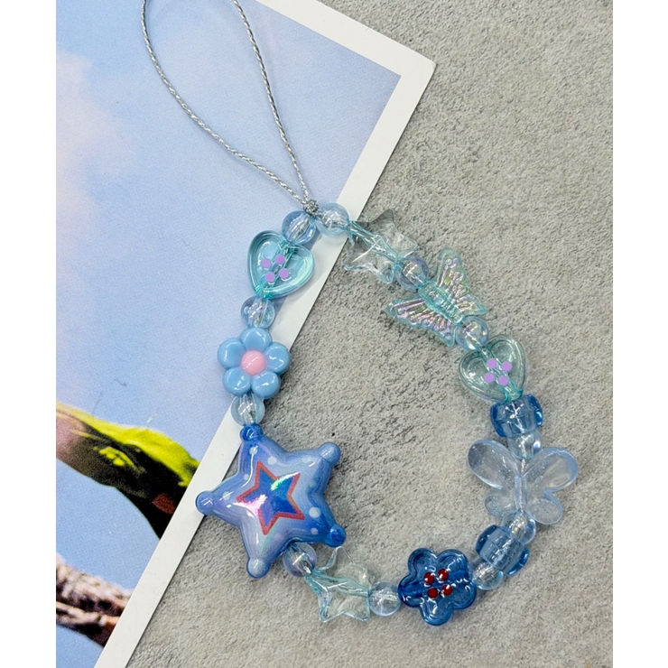 柄3 | ちびビーズストラップキーホルダーA | WEGO【WOMEN】