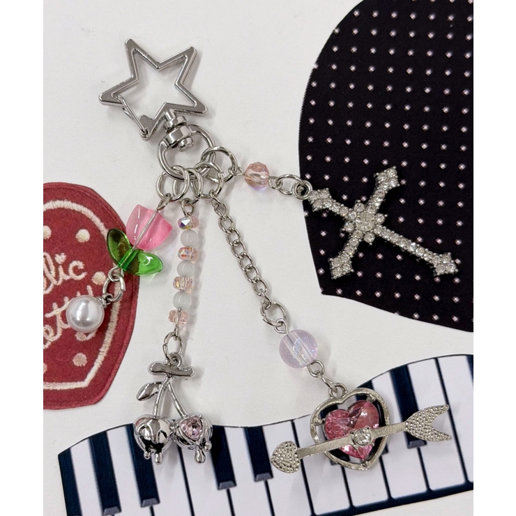 柄1 | ビーズキーホルダーH | WEGO【WOMEN】
