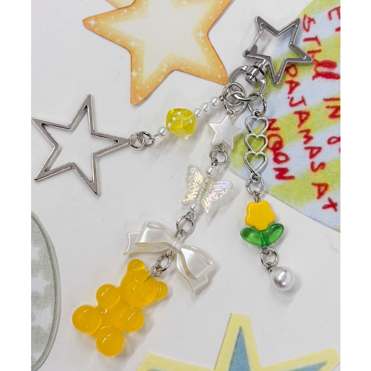 柄6 | ビーズキーホルダーH | WEGO【WOMEN】