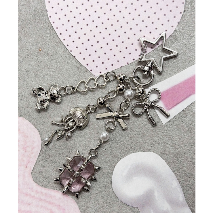 柄7 | ビーズキーホルダーH | WEGO【WOMEN】