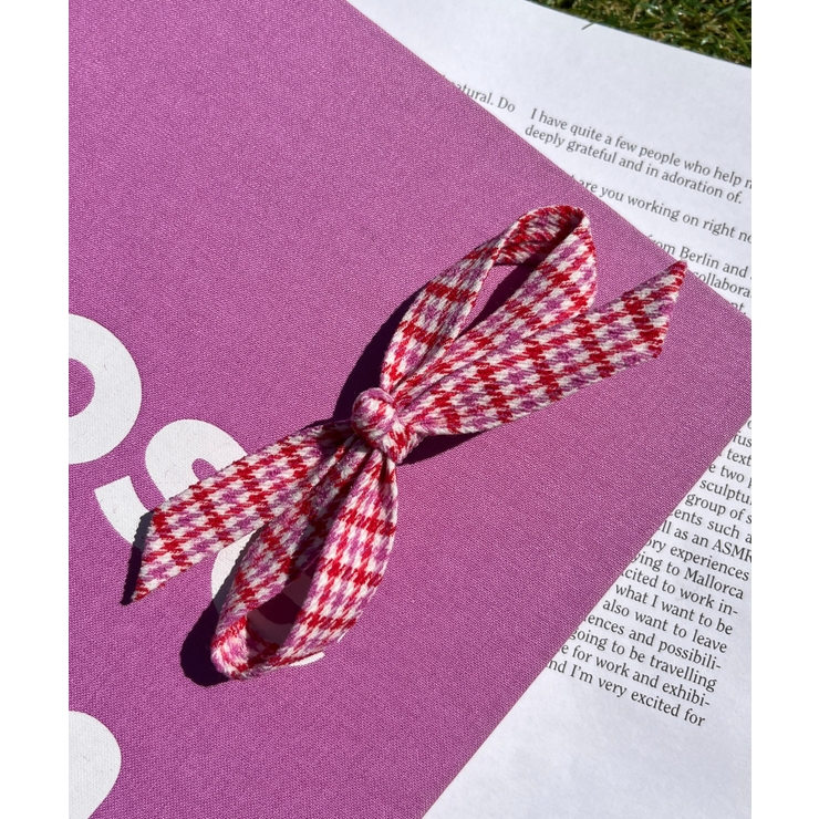 ピンク | 【WC】チェックリボンヘアピン | WEGO【WOMEN】