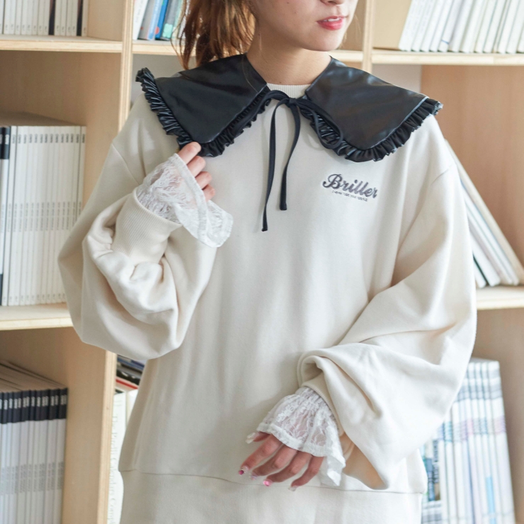 フェイクレザーフリル付け襟 品番 Wg Wego Women ウィゴー のレディースファッション通販 Shoplist ショップリスト