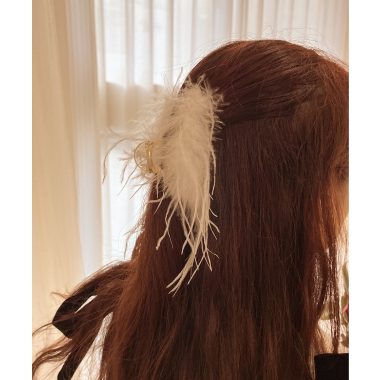 ホワイト | Lフェザーバンスクリップ | WEGO【WOMEN】