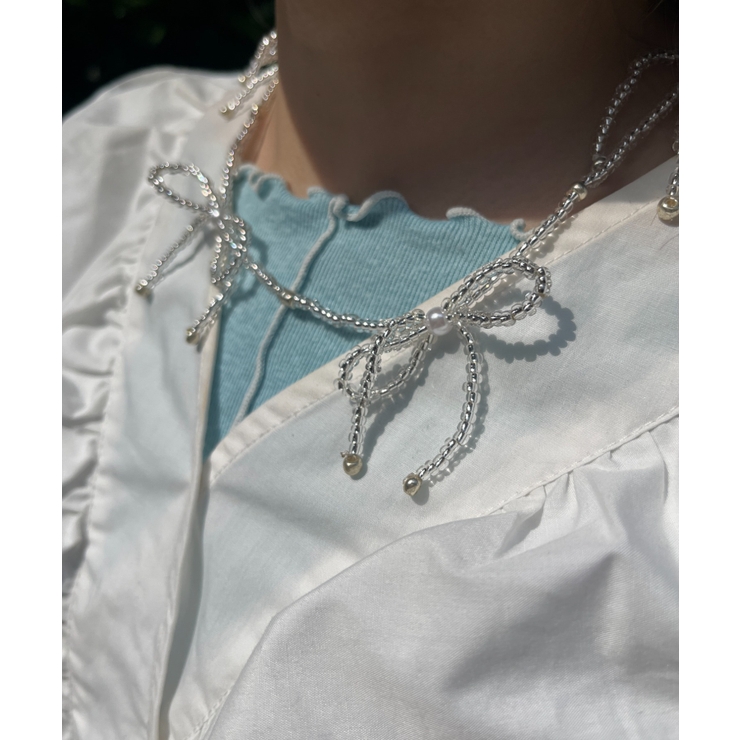 柄1 | Lビーズリボンネックレス レディース 秋 | WEGO【WOMEN】