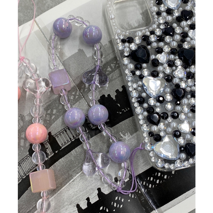 柄2 | ビーズストラップキーホルダーB | WEGO【WOMEN】