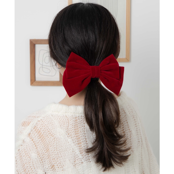 Lベロアリボンバレッタ[品番：WG010089817]｜WEGO【WOMEN