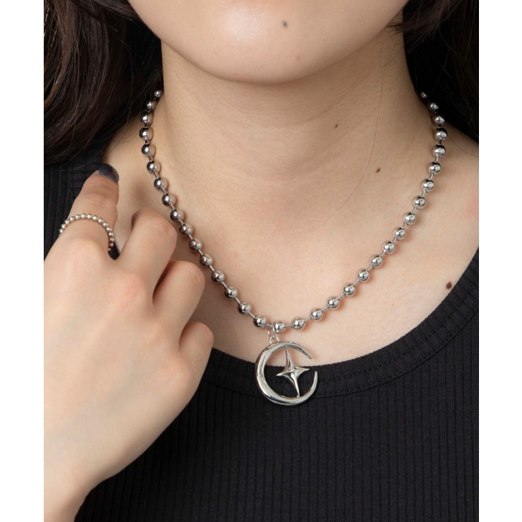 柄2 | LBIGモチーフボールチェーンネックレス | WEGO【WOMEN】