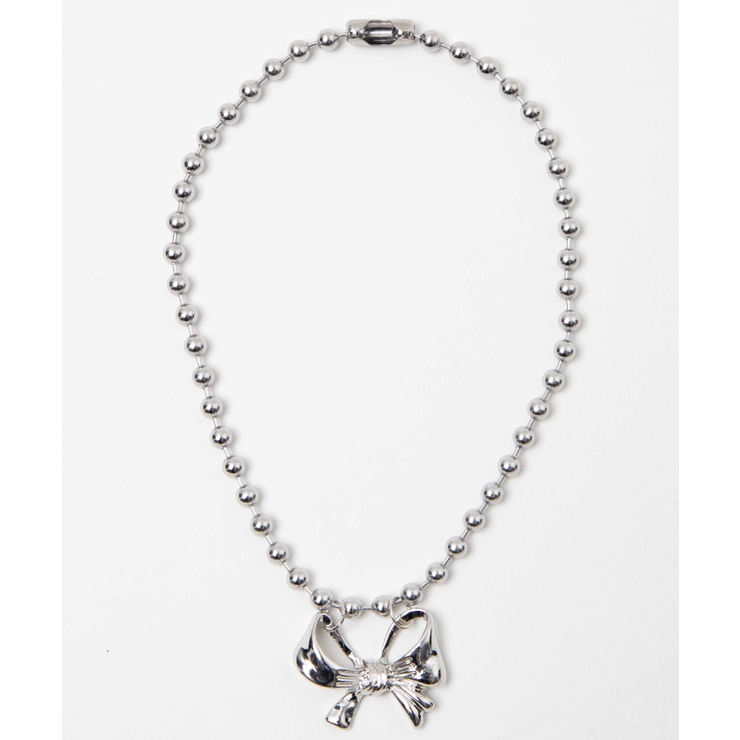 LBIGモチーフボールチェーンネックレス | WEGO【WOMEN】 | 詳細画像2 