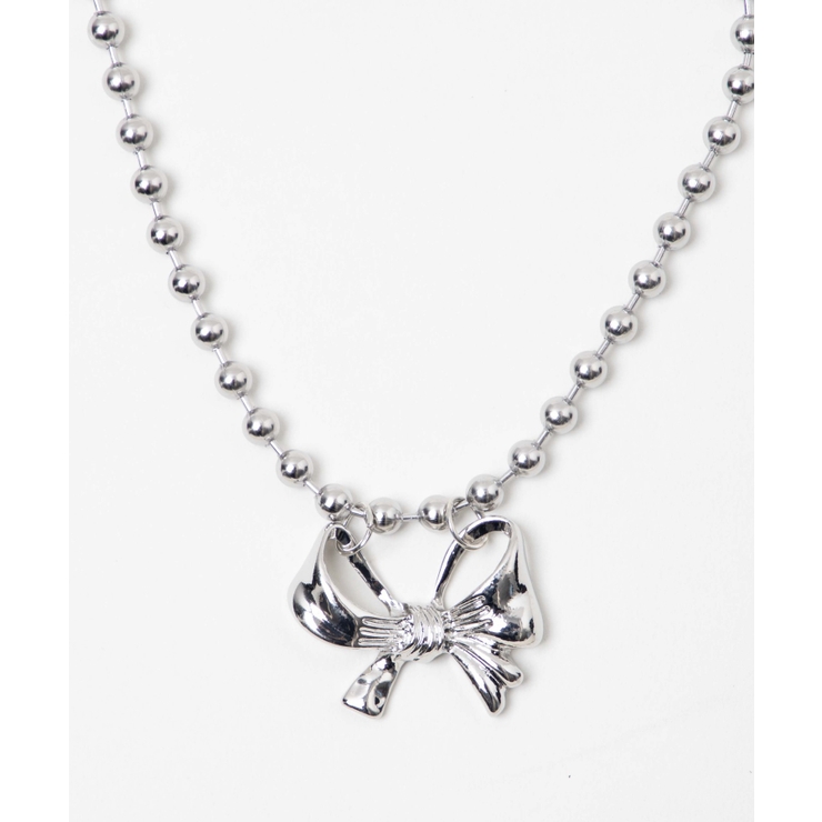LBIGモチーフボールチェーンネックレス | WEGO【WOMEN】 | 詳細画像7 