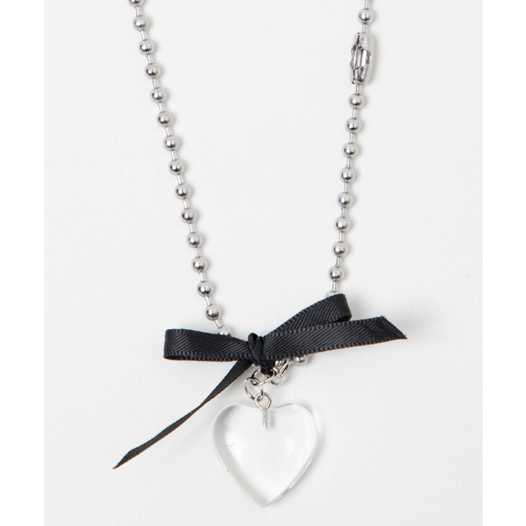アクセサリー Lanvin/Big heart&pearl ribbon necklace Lanvin/Big heart&pearl ribbon necklace