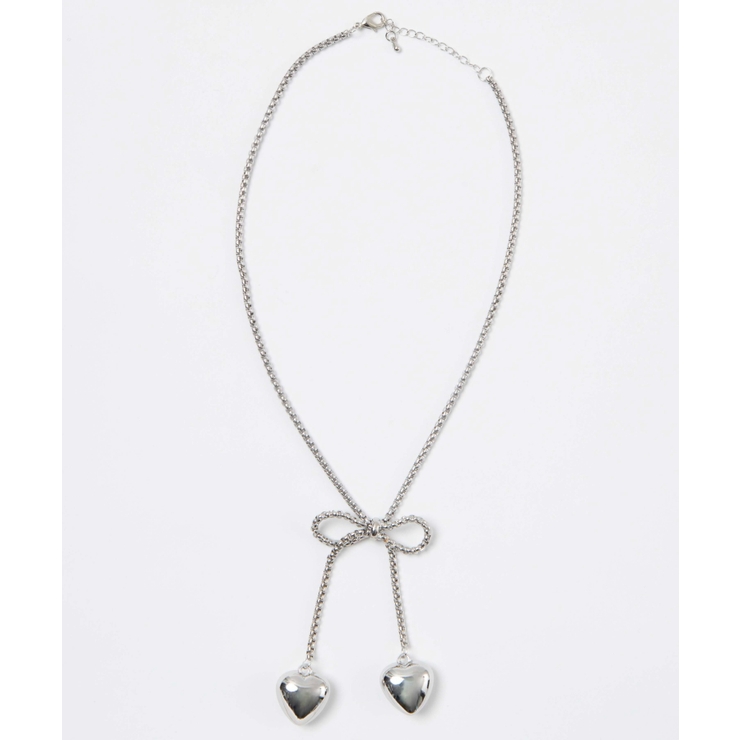 Lメタルハートリボンチェーンネックレス | WEGO【WOMEN】 | 詳細画像3 