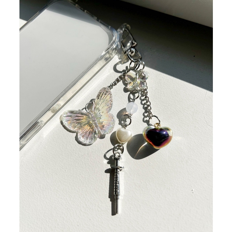 柄3 | バタフライチェーンストラップキーホルダー | WEGO【WOMEN】