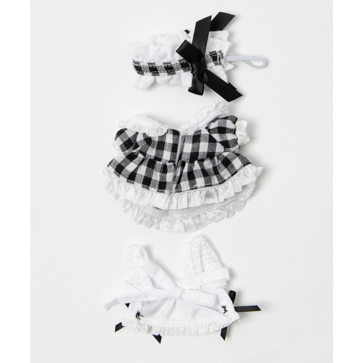 ギンガムチェックぬいメイドセット10cm | WEGO【WOMEN】 | 詳細画像2 