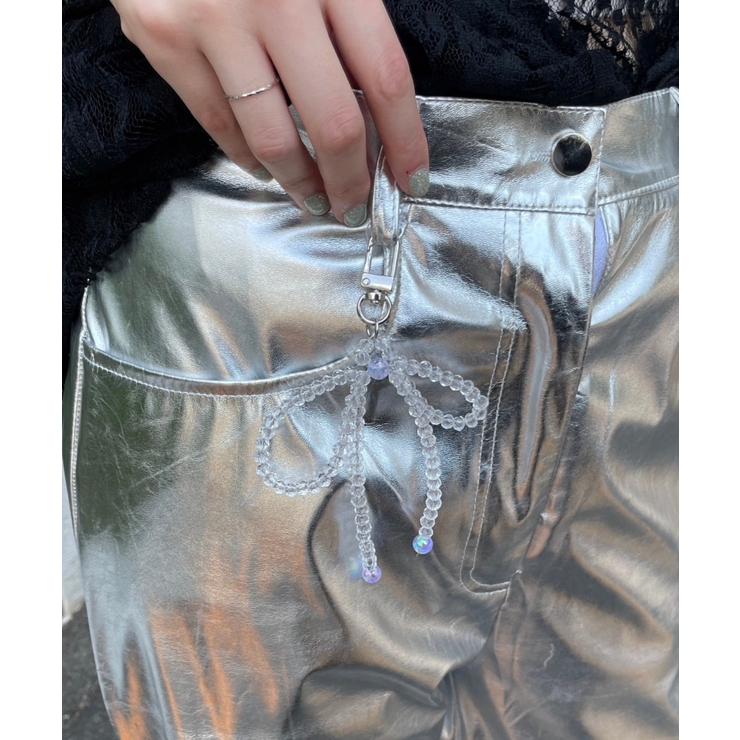 クリアビーズリボンキーホルダー | WEGO【WOMEN】 | 詳細画像1 