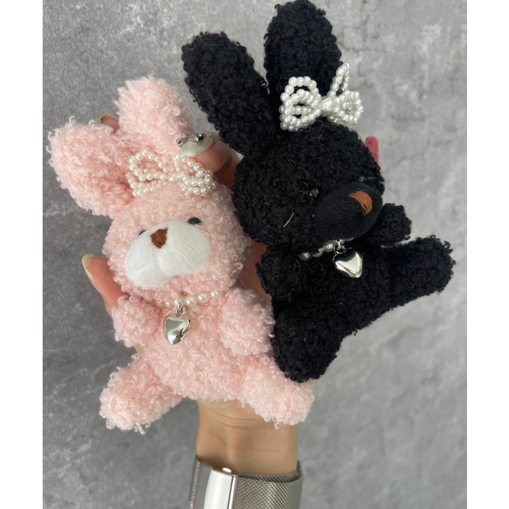 もこもこファンシーうさぎぬいぐるみキーホルダー | WEGO【WOMEN】 | 詳細画像3 