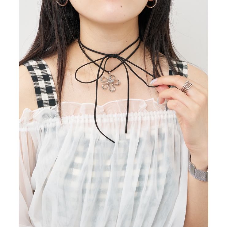 Lフラワーリボンチョーカー[品番：WG010090780]｜WEGO【WOMEN