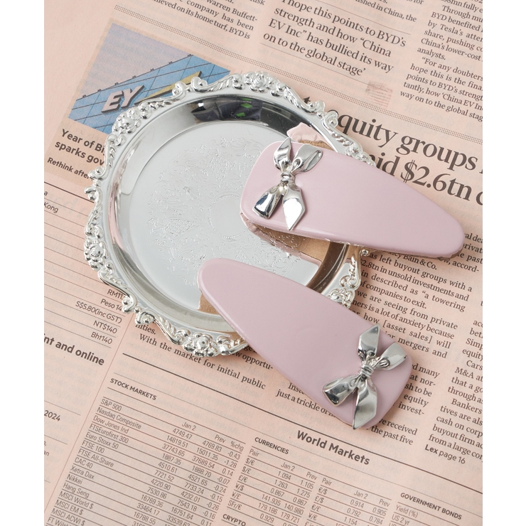 L2Pモチーフパテッドバレッタ | WEGO【WOMEN】 | 詳細画像1 