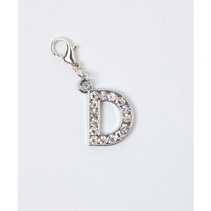 柄4 | シルバービジューアルファベットDIYチャーム21mm | WEGO【WOMEN】
