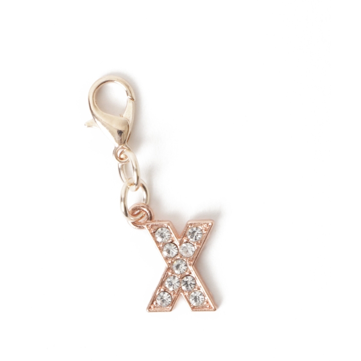 柄24 | ゴールドビジューアルファベットDIYチャーム15mm | WEGO【WOMEN】