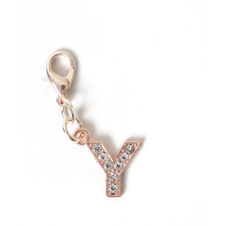 柄25 | ゴールドビジューアルファベットDIYチャーム15mm | WEGO【WOMEN】