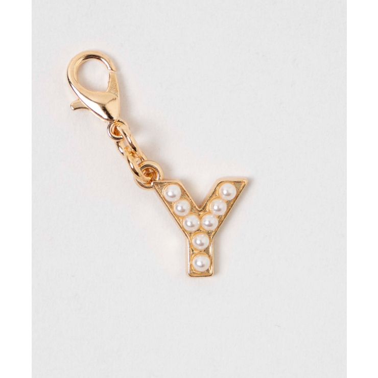柄25 | ゴールドパールアルファベットDIYチャーム17mm | WEGO【WOMEN】