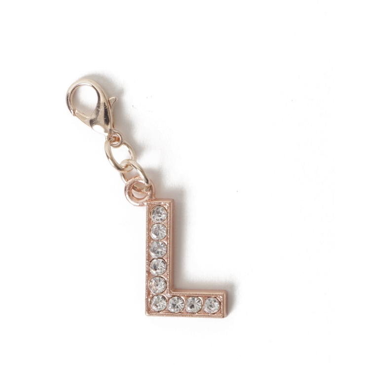 柄12 | ゴールドビジューアルファベットDIYチャーム21mm | WEGO【WOMEN】