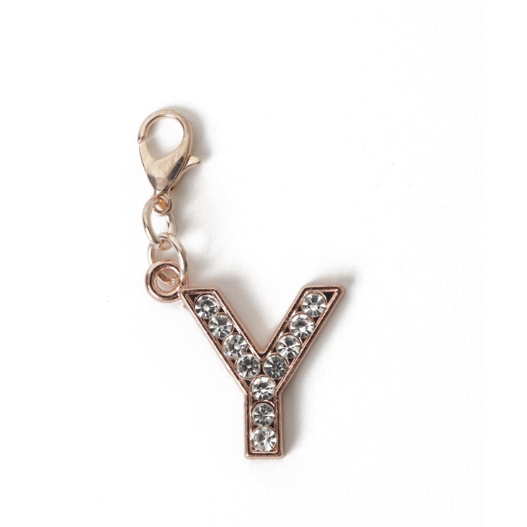 柄25 | ゴールドビジューアルファベットDIYチャーム21mm | WEGO【WOMEN】