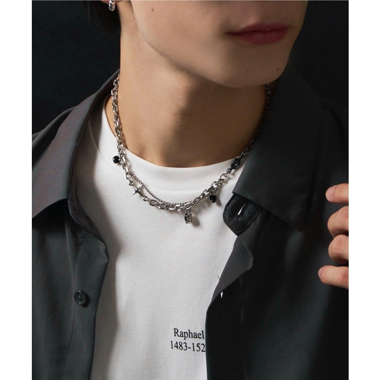 MモチーフMIXチェーンネックレス[品番：WG010092123]｜WEGO【MEN