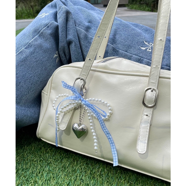 ダブルリボンハートキーホルダー | WEGO【WOMEN】 | 詳細画像1 