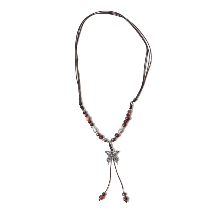 Lバタフライビーズネックレス[品番：WG010092223]｜WEGO【WOMEN