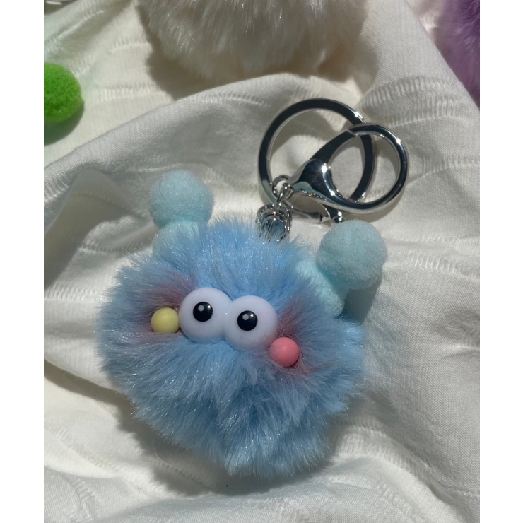 ブルー | ミニおめかしモンスターぬいぐるみキーホルダー | WEGO【WOMEN】