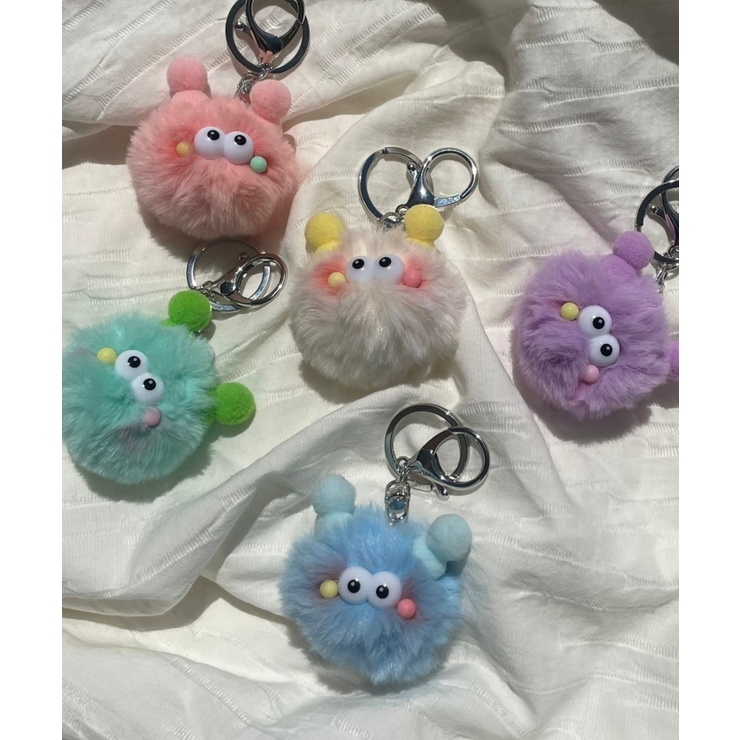 ミニおめかしモンスターぬいぐるみキーホルダー[品番
