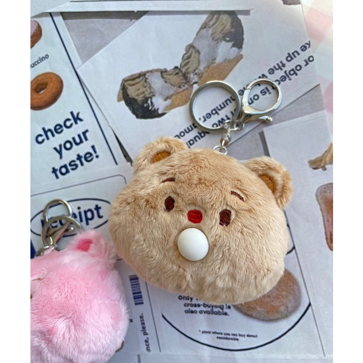 ぷくぷくベアぬいぐるみキーホルダー[品番：WG010092304]｜WEGO【WOMEN