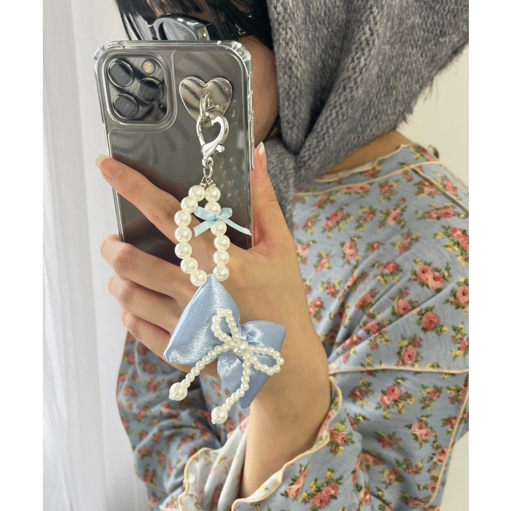 ダブルパールリボンキーホルダー[品番：WG010092555]｜WEGO【WOMEN