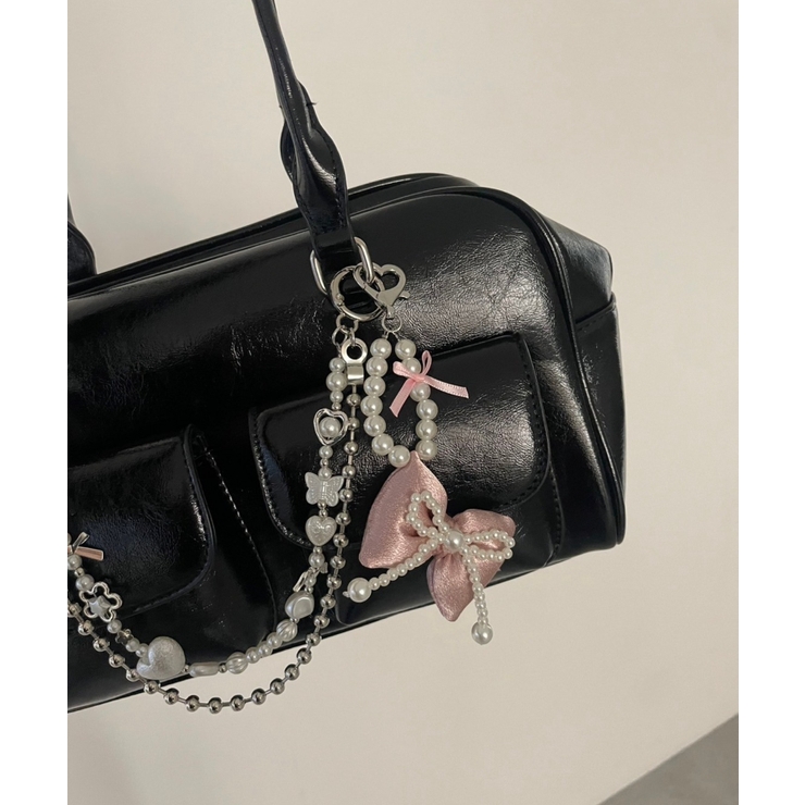 ダブルパールリボンキーホルダー[品番：WG010092555]｜WEGO【WOMEN